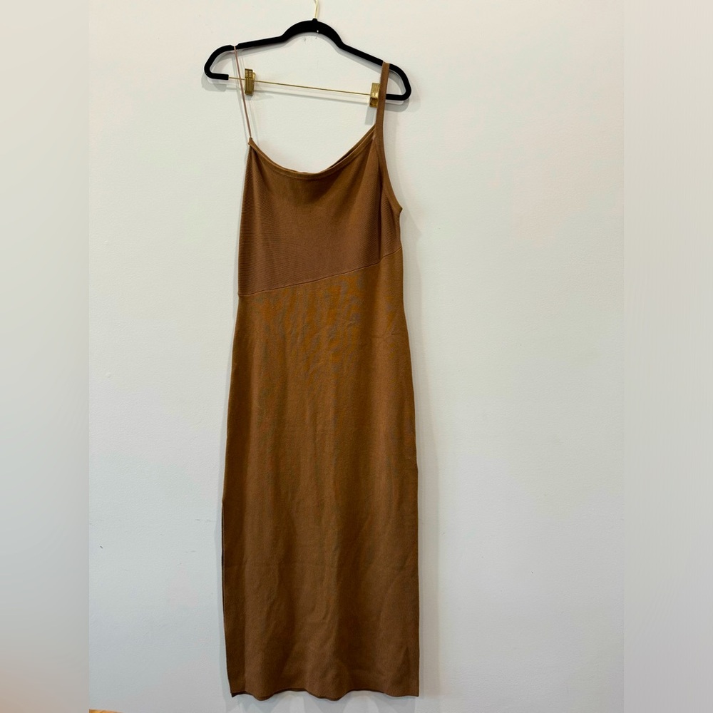 House of Harlow 1960 x Revolve One Shoulder Ribbed Dress Size L